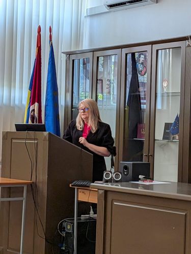 Susținerea unei prezentări în cadrul unui program de formare